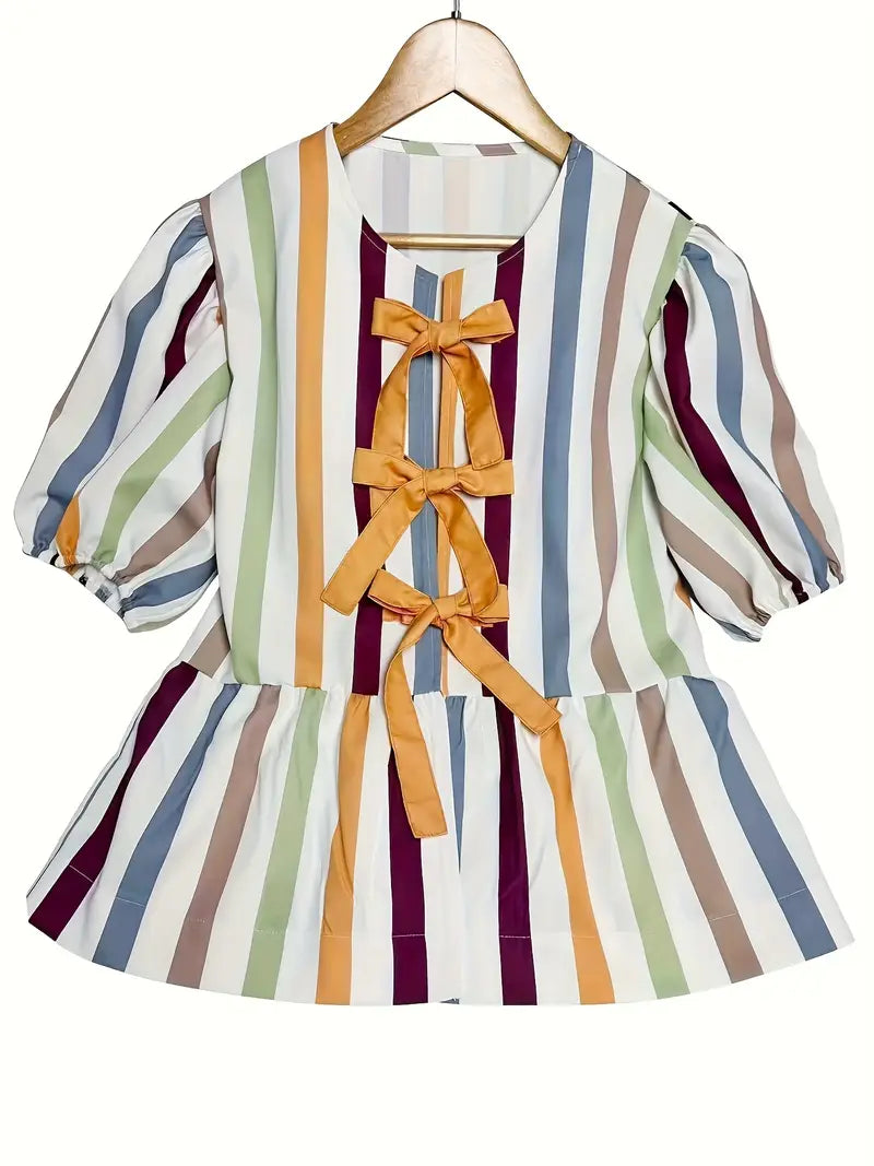Striped Fashionable Women’s Suit
