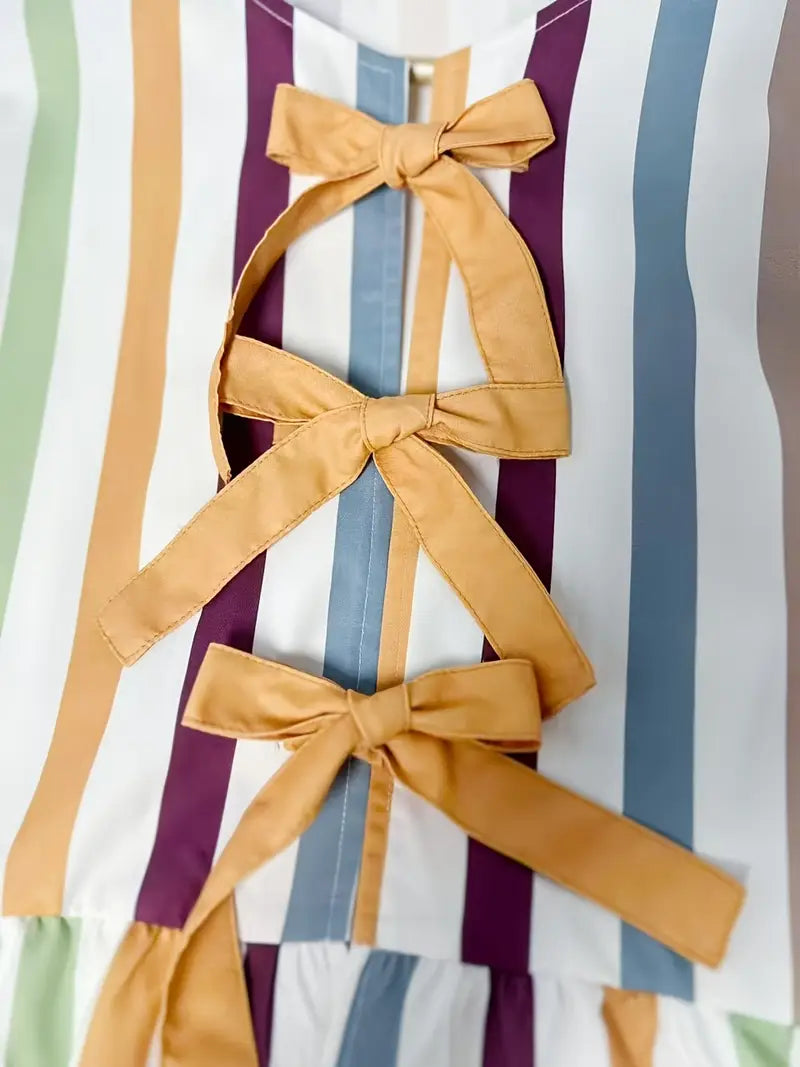 Striped Fashionable Women’s Suit